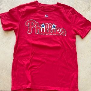 Phillies baseball tee shirt